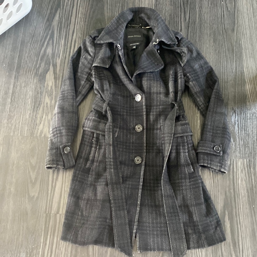 🍍BANANA REPUBLIC BELTED COAT🍍SIZE XS PETITE 🍍